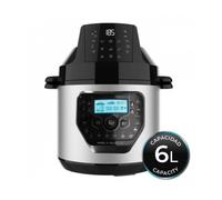 Cecotec GM H Deluxe Fry Olla Programable con Cabezal de Aire y Báscula 6L Acero Inoxidable