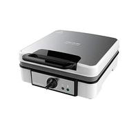 Cecotec Gofrera Eléctrica Fun Gofrestone 4Inox. 1200 W, Acero Inoxidable, 4 Gofres a la vez, Revestimiento antiadherente Rockstone, Temperatura ajustable