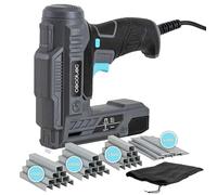 Cecotec Grapadora Eléctrica con Cable FastTacker 400 Power, 70W, Cable 3m, Compatible con Diferentes Tamaños de Grapas y Clavos, Incluye 2000 Grapas (2 Tamaños), 1000 Clavos y Bolsa Transporte