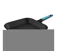 Cecotec 03166 - Sartén Polka Platinum 28 Grill Thunder Antiadherente Libre PFOA