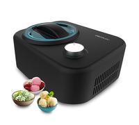 Cecotec Heladera con Compresor de 0,8 L Gelacy 800. 100 W, Máquina de hacer Helados, Control Manual, Tazón Extraíble de Aluminio, Helados en 60 minutos, Funcionamiento Automático