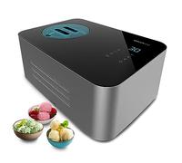 Cecotec Heladera con Compresor de 1,5 L Gelacy 1500 Touch. 150 W, Máquina de hacer Helados, Pantalla Táctil, Ventana de Control, Motor Extraíble, Helados en 30 minutos