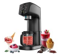 Cecotec Heladera Multifunción Capacidad 2,1L, 3 Tarrinas, Gelatec 2100. 500W, 11 Programas de Helado y Bebidas Granizadas, Tecnología CreamOn y Re-spin, Pantalla Táctil, Incluye Recetario Digital