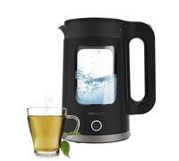 Cecotec Hervidor de Agua Eléctrico 1,7L Thermosense 330 Glassy. 2200W, Cuerpo de Vidrio de Borosilicato, Filtro Antical, Base 360º, Recipiente sin Cables, Indicador Luminoso