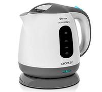 Cecotec Hervidor de Agua Eléctrico ThermoSense 120. 1 Litro, Libre de BPA, 1100 W de Potencia, Base 360º, Filtro Antical Desmontable, Doble Sistema de Seguridad, Plástico