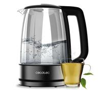 Hervidor de agua - CECOTEC ThermoSense 340 Clear, 1850 W, 1.7 l, Black