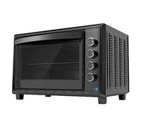 Cecotec Horno Convección de Sobremesa de 60 Litros Bake&Toast 6090 Black Gyro. 2200 W, Luz Interior, 12 Funciones, Temperatura hasta 230º, Puerta de doble Cristal, Incluye Rustidor Giratorio
