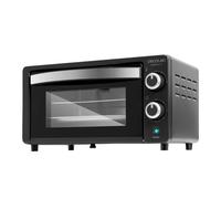 Cecotec Horno de sobremesa Bake&Toast 1090 Black, 10 L, 1000 W, Temporizador 60min, Temperatura regulable hasta 230ºC, bandeja para hornear, parrilla y una asa con pinzas