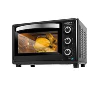 Cecotec Horno de sobremesa Bake&Toast 3090 Black Gyro, 30 L, 1500 W, 12 Funciones diferentes, Incluye rustidor giratorio, Luz interior, Bandeja recogemigas.