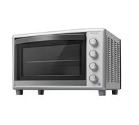 Cecotec Horno Convección de Sobremesa de 60 Litros Bake&Toast 6090 White Gyro. 2200 W, Luz Interior, 12 Funciones, Temperatura hasta 230º, Puerta de doble Cristal, Incluye Rustidor Giratorio