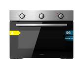 Cecotec Horno Integrable 45cm Alto Convencional Bolero Hexa C134500 Inox A. 2600W, 56L de Capacidad, Bajo Consumo, 4 Funciones
