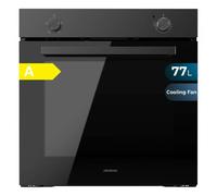 Cecotec Horno Integrable Convencional de 77L Bolero Hexa C126000 Dark Inox A. 2800W, 4 Funciones, Modo Convección
