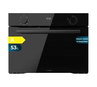 Cecotec Horno Integrable Multifunción de 53L Bolero Hexa M224500 Glass Black A. 2600W, 7 Funciones con Grill, Defrost