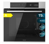 Cecotec Horno Integrable Pirolítico -73L Bolero Hexa P516000 Line. 3250W, 14 Funciones, Dual Display, Pizza y Airfryer Master