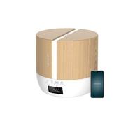 Cecotec Difusor de aromas PureAroma 550 Connected White Woody. Capacidad 500ml, Pantalla LED, Altavoz, Control por bluetooth, App, Temporizador 12h, 3 Modos de funcionamiento, Cobertura 30m2