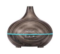 Cecotec Humidificador Ultrasónico con Difusor de Aromas Pure Aroma 150 Yin Grey. Depósito de hasta 150ml, 7 Colores LED Ajustables, Temporizador 3h, Ultrasilencioso, Función de Aromaterapia