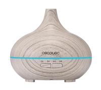 Cecotec Humidificador Ultrasónico con Difusor de Aromas Pure Aroma 300 Yang White. Depósito de hasta 300ml, 7 Colores LED Ajustables, Temporizador 10h, Ultrasilencioso, Función de Aromaterapia