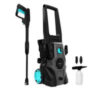 Cecotec Hidrolimpiadora de Alta Presión HydroBoost 1400 EasyGo. 1400W, Hogar, Jardín o Coche, Caudal de 426l/h, 105 Bares de Presión, Bomba de Aluminio, Ruedas, Radio de Acción 11m