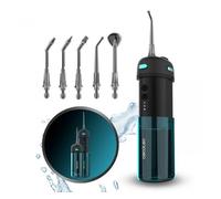 Cecotec irrigador dental pórtatil toothcare jet splash. irrigador compacto y ligero de viaje con 3 modos y hasta 8 intensidades