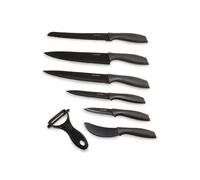 Cecotec juego de 7 cuchillos profesionales cuchillos titanium. acero i