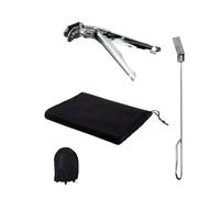 Cecotec Juego de Utensilios para Barbacoa de Acero Inoxidable DragonPack 4600 S. Comodidad y Seguridad, Pinzas de Gran Agarre, Cubierta Resistente, Atizador de Carbón, Versatilidad en la Parrilla