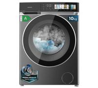 Cecotec Lavadora 10Kg Carga Frontal Bolero DressCode 10970 Direct Drive Steel. Motor Direct Drive, 1400RPM, 11 Programas