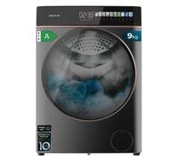 Cecotec Lavadora 9Kg Carga Frontal Bolero DressCode 9900 Inverter FullColor Steel A. Acabado En Acero 1400 Rpm, Pantalla 10,3"