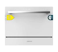 Cecotec Lavavajillas 6 cubiertos Bolero Aguazero 2400 White Glass