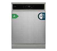 Cecotec Lavavajillas Bolero Aguazero 6800 Inox A, 14 cubiertos, Clase A, Motor Inverter Plus Duo, 8 programas versátiles
