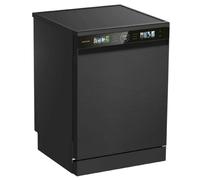 Cecotec Lavavajillas Compacto de 60cm Bolero Aguazero 6620 Dark C, 1850W, 15 Cubiertos, 8 Programas, Motor Inverter