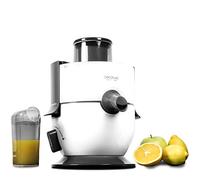 Cecotec Licuadora para Frutas y Verduras StrongTitanium 19000. 650W Potencia, 19000 rpm de Velocidad, Recubrimiento de Titanio en el Disco, Canal de Entrada XL, Color Blanco