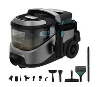 Cecotec Limpiador Alfombras con Vapor Conga CarpetClean 40000 Steam Advance | Limpiatapicerías, 2100W, Agua Caliente, 20kPa de Succión, 14 Accesorios, Gran capacidad y diseño ergonómico