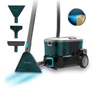 Cecotec Limpiador Aspirador de Tapicerías y Alfombras, Aspiradora de Trineo Conga CarpetClean 10000 EasyHome. 800W, Depósito de Agua Limpia 3L y Agua Sucia 1,5L, Multisuperficie, Kit Accesorios