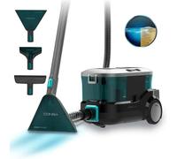 Cecotec Limpiador Aspirador de Tapicerías y Alfombras, Aspiradora de Trineo Conga CarpetClean 10000 EasyHome. 800W, Depósito de Agua Limpia 3L y Agua Sucia 1,5L, Multisuperficie, Kit Accesorios