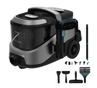 Cecotec Limpiatapicerías con Cable Conga CarpetClean 40000 Steam Advance | 2100W, Vapor y Agua Caliente, 20kPa de Succión, Gran Capacidad y Diseño Ergonómico, 14 Accesorios