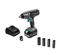 Cecotec Llave de Impacto sin Cables CecoRaptor Perfect Impact 4020 Ultra. Batería 20V y 4000mAh, Velocidad sin carga 2300 rpm, Ratio de Impacto 3000 bpm, Torque máx 400 Nm, Portabrocas