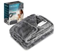 Cecotec Manta Eléctrica 160x130cm HeatConfort Noa (160 x 130). 115W, 10 Niveles de Temperatura Ajustables, Controlador LCD Extraíble, Temporizador con Apagado Automático, PTC+ Tecnología NTC