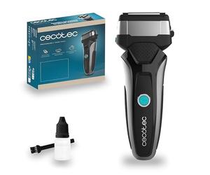 Cecotec Máquina de Cortar la Barba Inalámbrica, Afeitadora Laminar PrecisionCare X-Trimm Triple. 3 Cuchillas de Acero Inoxidable, Pantalla, Autonomía de 60mins, Protección IPX6