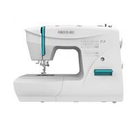 Cecotec Máquina de Coser, 66 Puntadas, Nivel Medio, BelleCouture 6600, Ojal en 4 Tiempos, Cambio rápido de prénsatelas, Luz LED Enfoque, Brazo libre y Espacio de Almacenamiento, Kit Accesorios