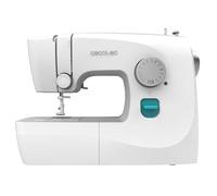 Cecotec Máquina de Coser, Compacta y Portátil, 15 Puntadas, Principiantes, BelleCouture 1500, Ojal manual en 4 tiempos, Ojalador regulable, Tensión del hilo ajustable y Kit de Accesorios