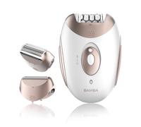 Cecotec Máquina de Depilar de Arranque Inalámbrica SkinCare Depil-Action Go. Funciona con Batería o con Cable, Cabezales Intercambiables, 2 Velocidades, Ligera y Compacta, Incluye Tapa Protectora