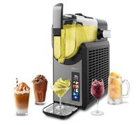 Cecotec Máquina de Granizado Heladera 2,6L Twist&Ice 2600. 220W, Bebidas en 15-60mins, 1,9L para Ingredientes, Control Táctil, 6 Modos, Refrigeración Adaptable, Diseño Ergonómico, Boquilla sin Goteo