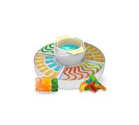 Cecotec Máquina de Hacer Golosinas Fondue de Chocolate Gummy Maker Fun&Sugar Gummy. 2 en 1, 40 W, 4 Moldes de Silicona