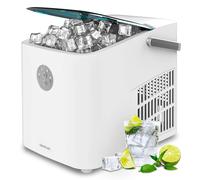 Cecotec Máquina de Hacer Hielo con Ventana, Ice Maker, Chillin' Ice 1200 Go. 120W, Capacidad de Producción Diaria 12kg, Hielo en 6-8 minutos, Cubitos Pequeños, Control Sencillo, Función Autolimpieza
