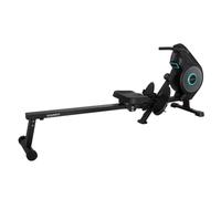 Cecotec Máquina de Remo Plegable de Resistencia Combinada: Aire y Magnética con Pantalla LCD Drumfit Rower Eolo Magno. 8 Niveles de Resistencia Regulables Manualmente, Ruedas, Correas de Sujeción