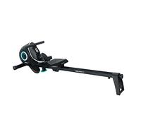 Cecotec Máquina de Remo Plegable DrumFit Rower 7000 Regatta. Resistencia Magnética, 10 Niveles, Volante de Inercia 7 Kg, Deslizamiento Silencioso, Display LCD, Reposapies y Ruedas