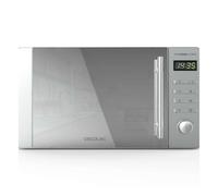Microondas Cecotec Proclean 5120 20L 700W Mirror Door Grill Halógeno Digital Cavidad Plana