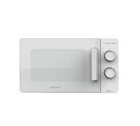Cecotec Microondas ProClean 3020. Capacidad de 20l, Revestimiento Ready2Clean, 700 W de Potencia, 6 Niveles Funcionamiento, Temporizador 30 min, Modo Descongelar, Acabado Blanco