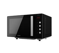 Cecotec Microondas sin plato GrandHeat 2000 Flatbed Black. Capacidad 20 litros, Potencia 700 W, Temporizador hasta 60 min, Revestimiento interior cerámico