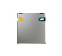 Cecotec Mini Nevera Frigorífico de 46 L GrandCooler 20000 L SilentCompress Inox. Altura 48,7cm, 48 cm de Ancho, Bajo Consumo